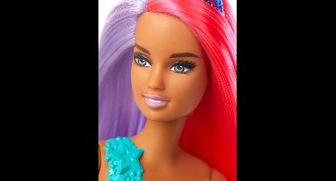 Barbie Dreamtopia Zeemeermin Roze en Paarse haren