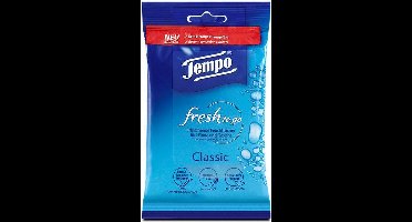 Tempo Fresh To Go - Vochtige Hygiënische Doekjes - Voor Onderweg - Hygiëne to go - Handige schoonmaakdoekjes - Hygiëne