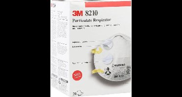 3M 8210 N95 FFP2 mondkapjes - mondmaskers - 20 per 3M doos