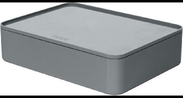 HAN Smart-organiser Allison - box met binnenschaal en deksel - stapelbaar - graniet grijs - HA-1110-19