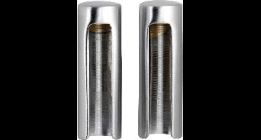 Paumellekap stomp 14mm mat chroom