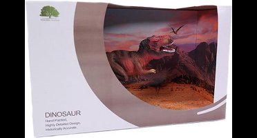 PIA Soft Toys - T-rex rood in Showbox - PVC - Dinosaurus Prehistoric World - 35cm