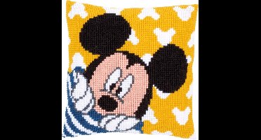 Kruissteekkussen kit Disney Mickey kiekeboe - Vervaco - PN-0167235