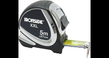Ironside Rolbandmaat chroom professioneel XXL 5 meter x 27mm
