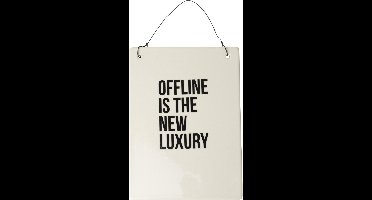 Wandbordje 14x19cm Offline