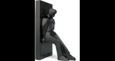 Kikkerland Leaning men - Boekensteun - Boekhouder - Zwart