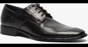 Bugatti leren heren veterschoenen - Zwart - Maat 41