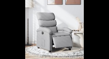 vidaXL Fauteuil - Elektrisch Verstelbaar - Lichtgrijs