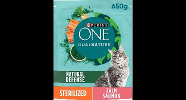 ONE DUAL NATURE 650G STERILISED ZALM
