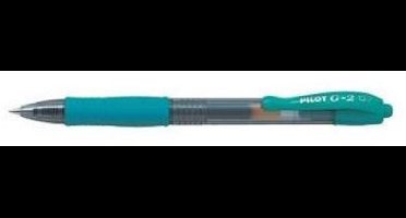 Pilot G2 Gel Ink Rollerball pen – Doos van 12 gelpennen - Medium Tip - Turquoise