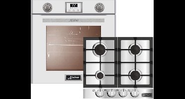 Kaiser - inbouwoven - EG 6374 W - 79L - met telescoopgeleider - inclusief gaskookplaat - KG 6357 - 60 cm