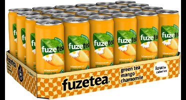 Tray Fuze Tea - Green Tea Mango Chamomile - 24x33cl