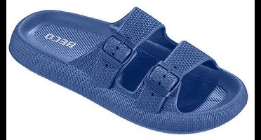 BECO heren badsandalen Airkiss leisure - donkerblauw - maat 45