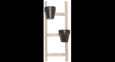 Bloempotten aan ladder H 49 cm. Plantenstandaard
