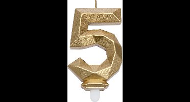 Cijferkaars Geo Goud #5