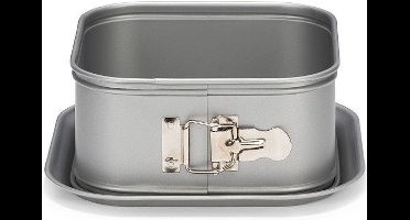 Patisse bakvorm vierkant met hoge rand - springvorm 16cm non-stick.