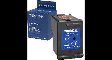 Inktcartridge geschikt voor HP 302XL zwart compatibel HP DeskJet 1110 1111 2100 2130 2131 2132 3630 3635 Envy 4510 4512 4516 4520 4525 OfficeJet 3800 3830 3838 4650 4655 5200 5232