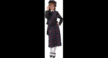 Schotse Verkleedset Dames Deluxe 4-delig - Maat 38-40