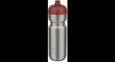Mepal RVS bidon pull Sport - 800 ml - Pak, open en drink - Lichtgewicht RVS - Vaatwasmachinebestendig - Drinkflessen - Mountain red