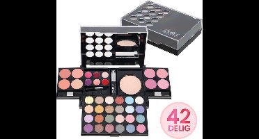 Beauty Box 42-delig met Spiegel - Ideaal Voor Onderweg & Als Cadeau – Veganistische Cosmetica – Extra Klein