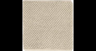 Dutch House Bidetmat Caorle - Bidetmat 60x60cm - Sand - Antislip - Badmatten - Anti Slip Douchemat - Badkamer Mat - Snel Absorberend - Snel Drogende Badmat - Bidetmat - WC mat - Toiletmat voor hangend toilet
