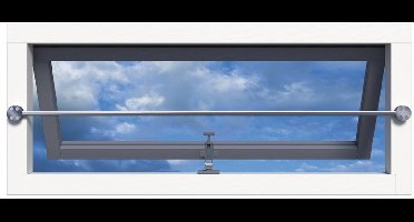 Oxloc barrierestang twist RVS in de dag 99cm