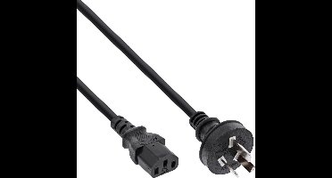 InLine Chinese stekker naar C13 3m Zwart