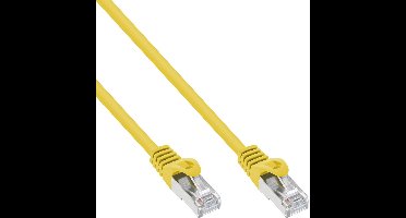 InLine® Patchkabel, F/UTP, Cat.5e, geel, 10m