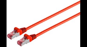 Patchkabel cat6A S/FTP PIMF Halogenfrei rot 0,5m