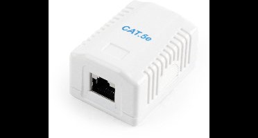 CAT5E FTP LAN-opbouwdoos, 1-poorts
