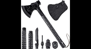 ApexArte® Opvouwbare Bijl - Survival Tool Kit - Zwart