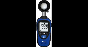Velleman Luxmeter, digitale lichtmeter, verlichtingsmeter, fotometer, lichtsterktemeter, lichtmeting, verlichting, 0-200000 lux, lcd-display, draagbaar, zakformaat
