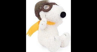 bon ton toys knuffelhond snoopy piloot - 17 cm