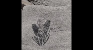 Shabby doek Hyacint- stoer sober- wonen- sfeervol