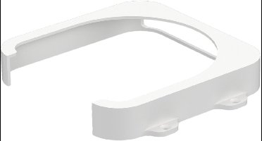 Onder-Bureau of Tafel & Wandhouder geschikt voor Apple Mac Mini M2 wit - Meurbeugel - Wandbeugel - Wandophanging