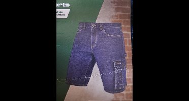 Parkside Denim Werk Korte Broek - Jeans - donkerblauw - Maat 48