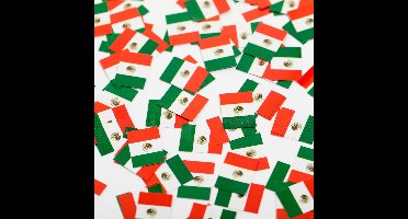 150 stuks Tafel confetti papier Mexico - Hapjes Cocktail Tapas Zomer Terras EK WK Voetbal Decoratie Tafelconfetti