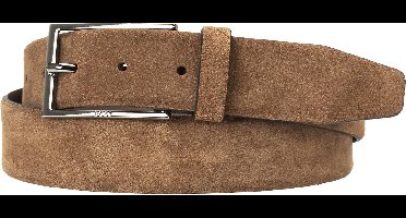 BOSS leren heren riem - koperkleurig