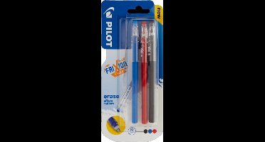 Pilot FriXion Ball uitwisbare pennen - 3 stuks.