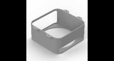 Houder voor onder tafel geschikt voor Apple Mac Studio Grijs - Meurbeugel - Wandbeugel