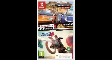 Racen vol. 1: 2 in 1 gamecollectie - Gear Club Unlimited + Moto Racer 4 - Nintendo Switch-game - Code in a Box