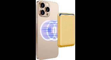 RFID Magnetic Magsafe Wallet Card Holder - Goud