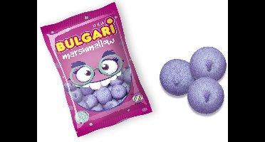 Bulgari Spekbollen Paars - ronde marshmallow lila - per zak 900g (+- 100 stuks ) - spekken - spekjes snoep
