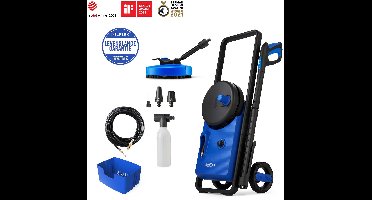 Nilfisk Core 140-8 InHand PowerControl – Krachtige hogedrukreiniger met 140 bar, metalen pomp, Ultra Torque-motor, PowerControl-functie en geïntegreerde slanghaspel