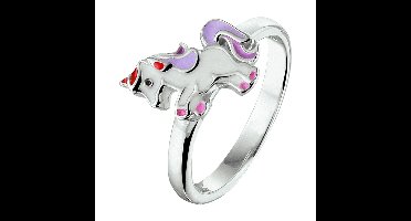 The Kids Jewelry Collection Ring Eenhoorn - Zilver