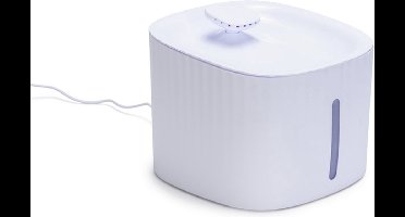 beeztees - drinkfontein Sjors - voor katten en honden - 19.5x 19.5 x 15 cm - plastiek - 3000 ml - kabellengte 1.5 meter*** +***FILTERSET MET 3 VERVANGENDE SPONSFILTERS EN 5 VERVANGENDE KOOLSTOFFILTERS