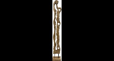 by Mooss - Beeld - Standaard - Organisch - Mangohout - L - Stoer - Stijlvol - Decoratie - Trendy - Ornament op voet