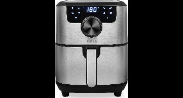 Princess Digitale Airfryer Deluxe 182033 - Heteluchtfriteuse - 4.5 liter - 8 voorgeprogrammeerde programma’s - RVS