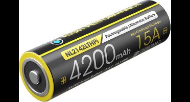 Nitecore NL2142LTHPi Oplaadbare 21700 Li-Ion batterij 4200mAh
