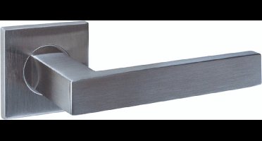 Intersteel Deurkruk Q 05 op rozet verdekt 53x53x6mm rvs